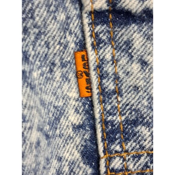 Vintage Levis 550 Acid Wash Relaxed Fit Jeans 35x30 USA Made 80s Icon - Picture 5 of 11